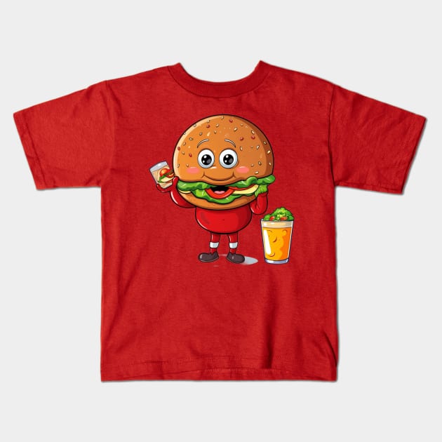 Donut kawaii  junk food T-Shirt cute  funny Kids T-Shirt by nonagobich